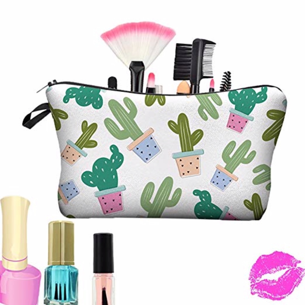 Adorable Cactus Clutch/Makeup Bag NWT - Picture 6 of 8